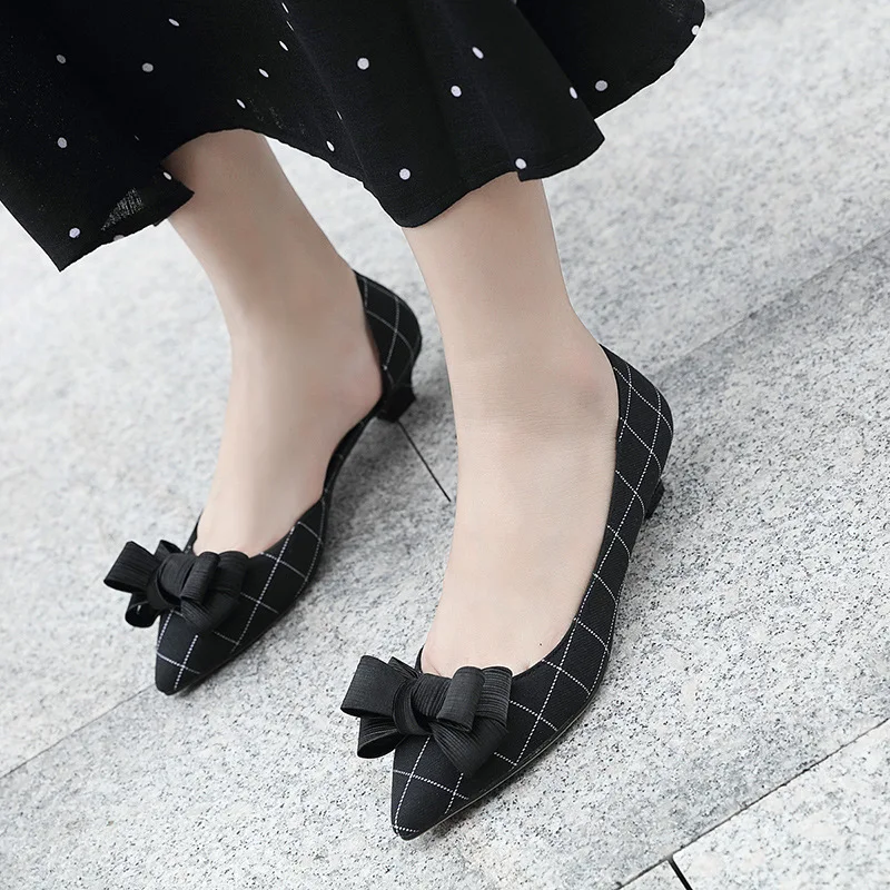 Женские туфли-лодочки с острым носком сезон весна-лето свадебные женские модные