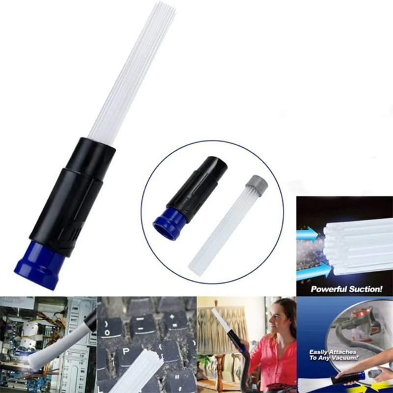 

Universal Car Vacuum Cleaner Straw Tubes Useful Dust Dirt Brush Remover Vacuum Attachment Car Clean Tools Car Cleaner