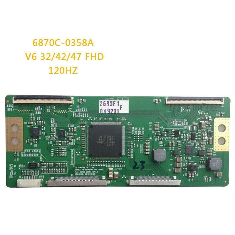 T Con плата 6870C 0358A LCV6 32/42/47 FHD 120Hz VER1.0 Логическая для LG lcd tv|Платы расширения| |
