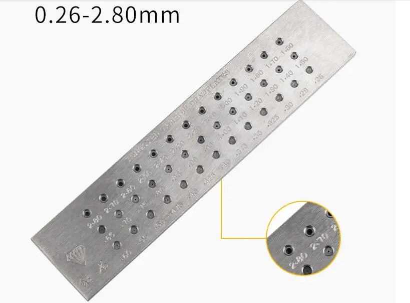 Вольфрамовый карбидный провод Drawplate для изготовления ювелирных изделий круглой формы Drawplate ювелирные инструменты золотой и серебряный проволочный рисунок