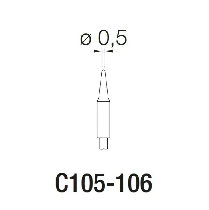 

Испанский JBC жало паяльника C105-106 для сварки