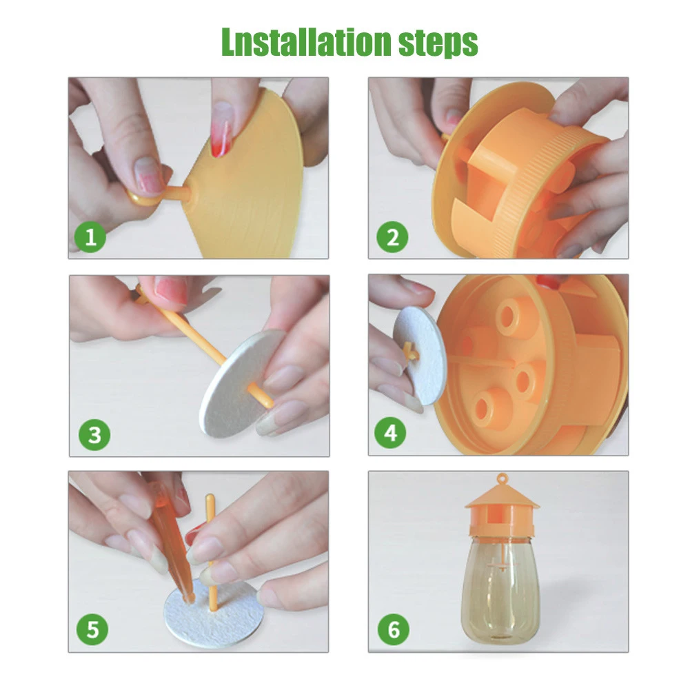 1 шт. ловушка для ОС фрукты муха насекомое висит Мёд Ловец убийца без яда Висит