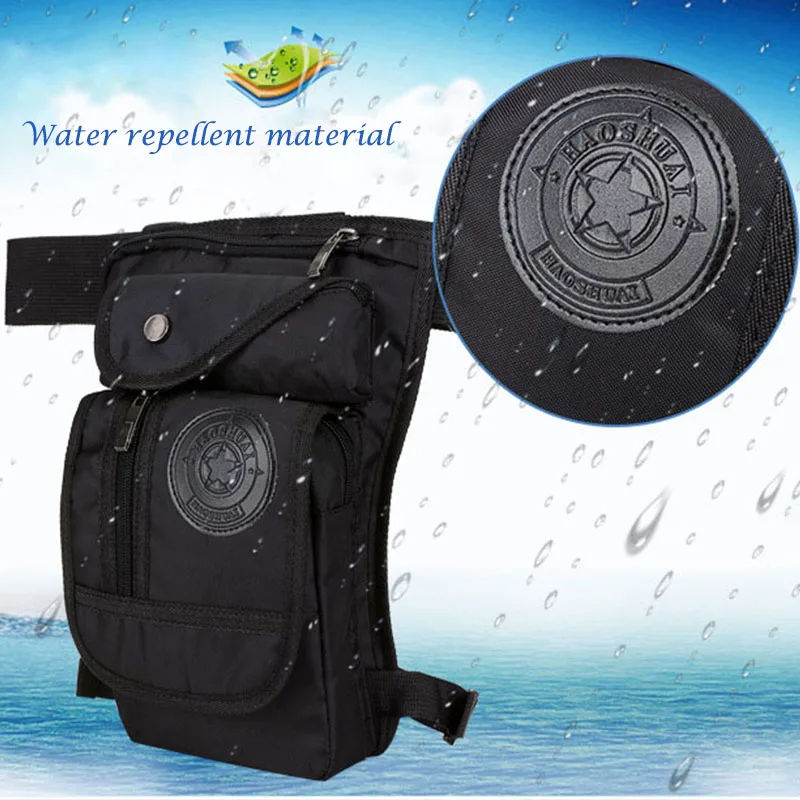 Men Waist Waterproof Leg Bag Drop Messenger Shoulder Bags Travel Mountaineering Tactical Chest Pouch Bum Hip Belt Purse |