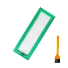 Моющийся фильтр Hepa + Набор щеток для чистки для роботизированного пылесоса Vorwerk Kobold VR200 VR300