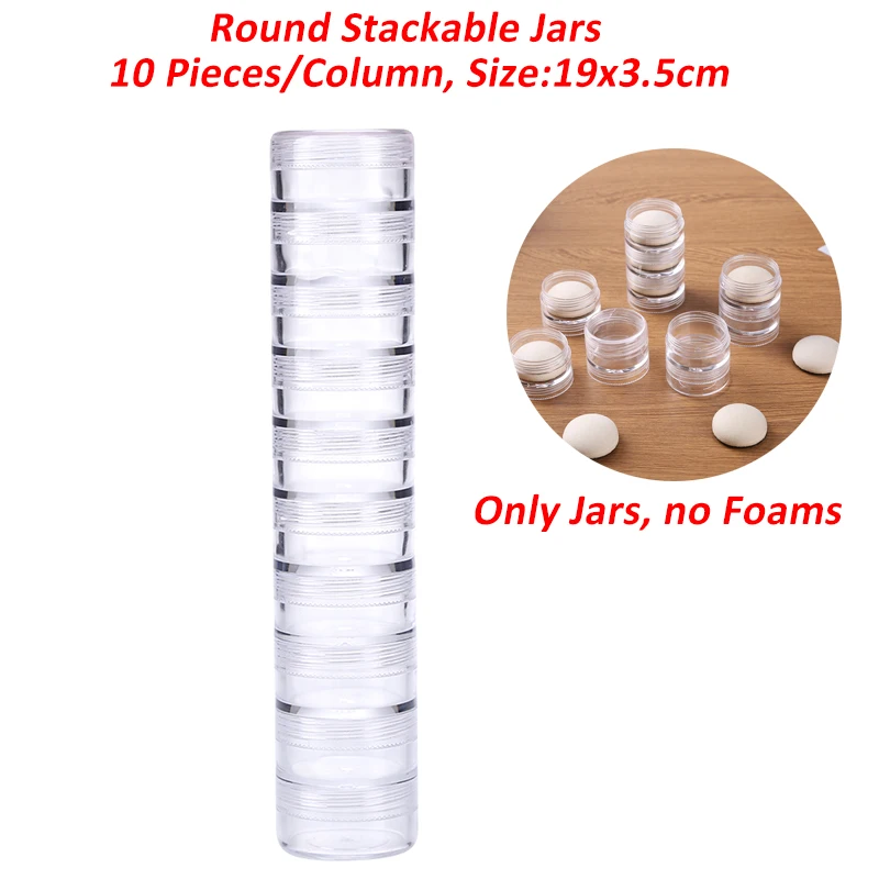 

Round Stackble Jars Perfect For Mini Ink Blending Foams Storage Flowers Leaves Sunrise Metal Cutting Dies Card Making Toumai