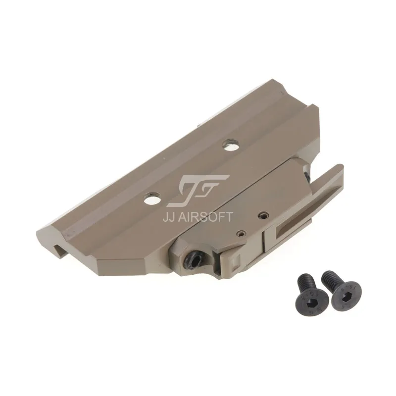 JJ Airsoft AC12033 Quick Release / QD Mount for ACOG 4x32 Scope Red Dot (Black/Tan) | Mounts & Accessories