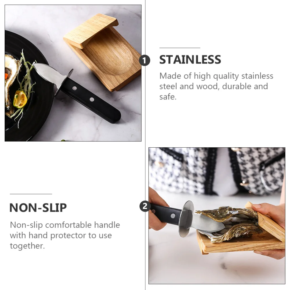 

1 Set/9pcs Convenient Oyster Opener Shucking Tool Oyster Shucking Clamp Forks