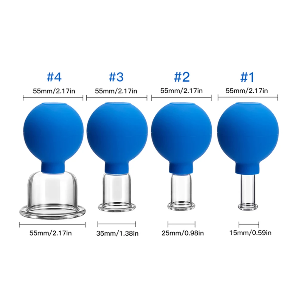 

1pcs Facial Sucker Cupping Anti Cellulite Vacuum Massager Jars For Face Health Care Slimming Ventosaterapia Hijama Chinese Cups