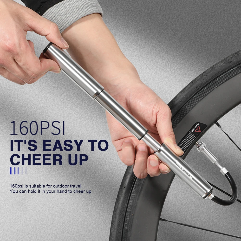 Флюоресцентный насос для велосипеда 160 фунтов/кв. Дюйм | Спорт и развлечения