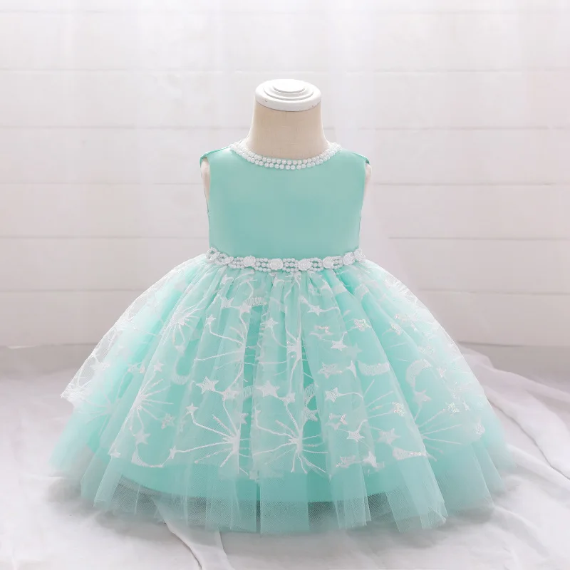 

Newborn 1st Birthday Dress For Baby Girl Clothing Beads Princess Dresses Baptism Dress Kids Vestido 1 Years Christmas Gifts