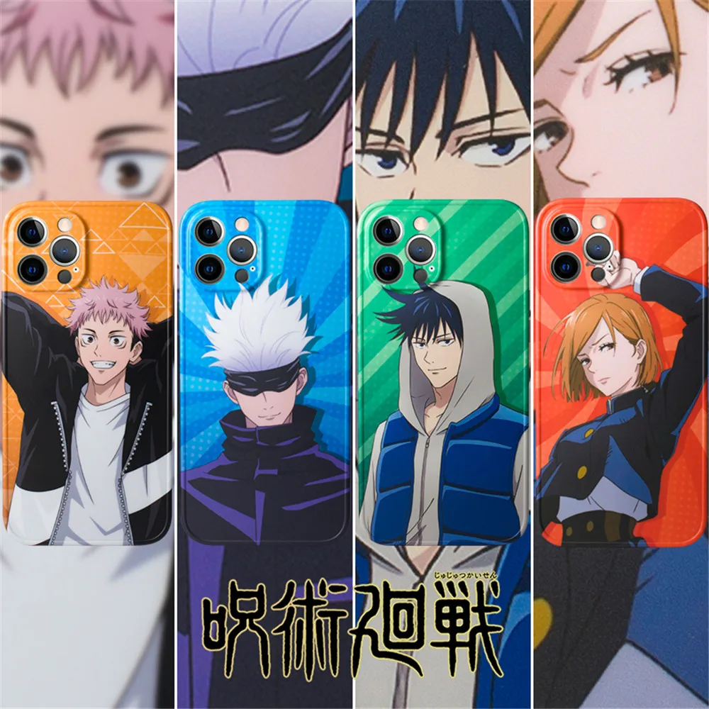 Мягкий чехол для телефона с мультяшным аниме ююютсу Kaisen Yuji Itadori Fushiguro Megumi iPhone 12 11 Pro