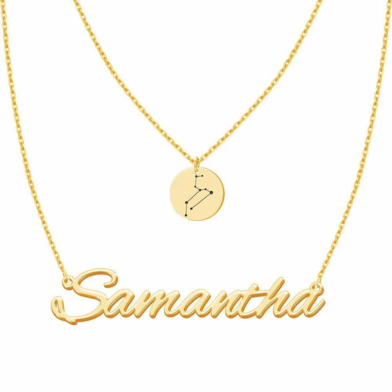 

Ожерелье женское с именем на заказ, 3 метра