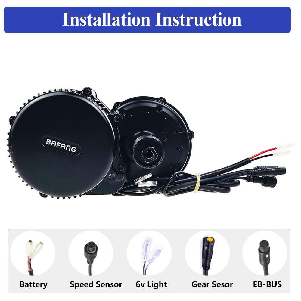 Двигатель Bafang BBS02B 36 в 500 Вт BBS01B 250 В 350 BBS01 BBS02 Средний приводной двигатель комплект