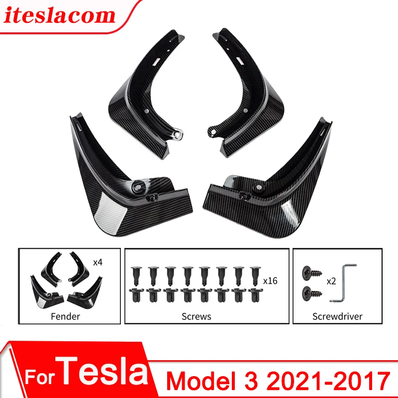 2021 Новинка! Автомобильный брызговик для Tesla Model 3 аксессуары передние и задние