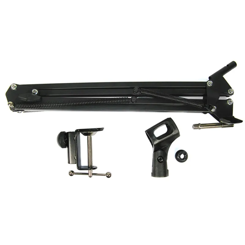 Выдвижной держатель для записи микрофона с подвеской ножничный зажимом