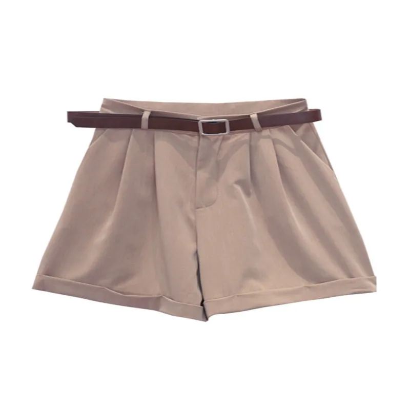 

2021 New Summer Casual Chiffon Shorts Women's Plus Size High Waist Shorts Fashion Shorts Streetwear Ladies