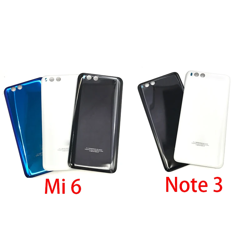 Стекло на заднюю крышку аккумулятора для Xiaomi Mi 6 Mi6 Note 3 Note3 | Мобильные телефоны и