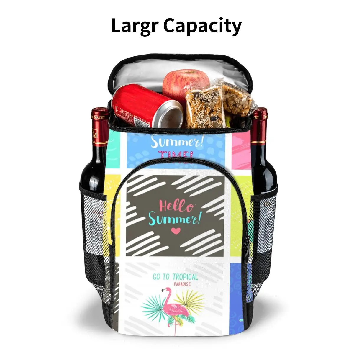 picnic cooler backpack summer labels waterproof thermo bag refrigerator fresh keeping thermal insulated bag free global shipping
