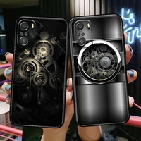 the heart of the machine phone case for xiaomi redmi 11 lite pro ultra 10 9 8 mix 4 fold 10t black cover silicone back prett