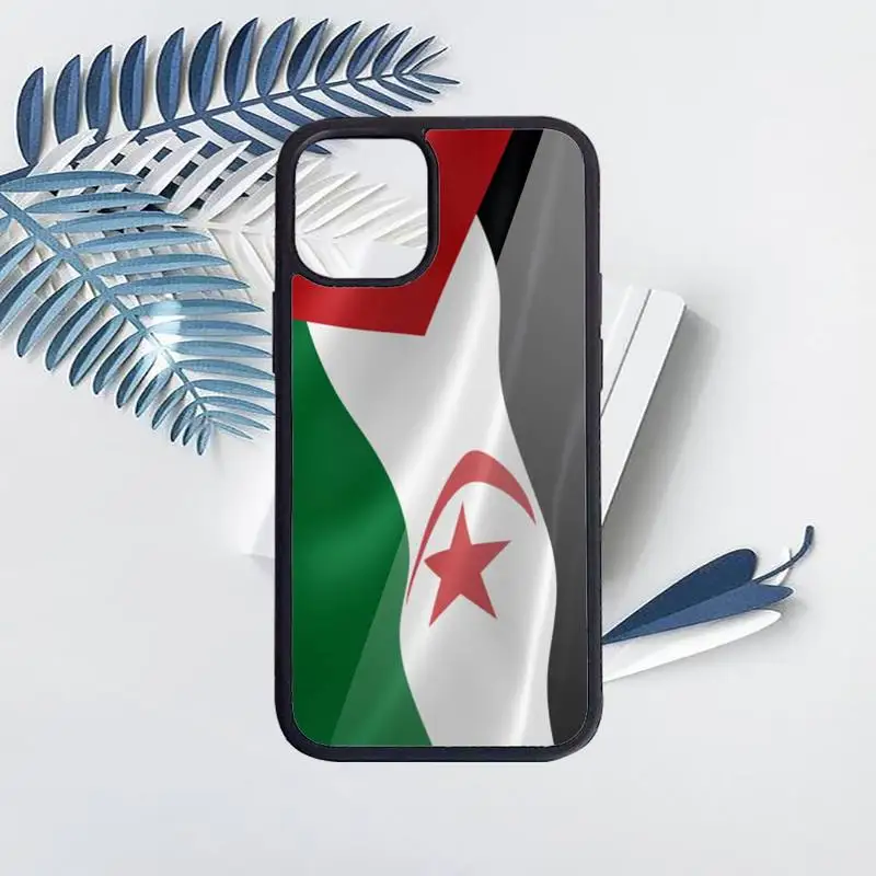 

Western Sahara Flag Phone Case for iPhone 11 12 pro XS MAX 8 7 6 6S Plus X 5S SE 2020 XR Hard PC