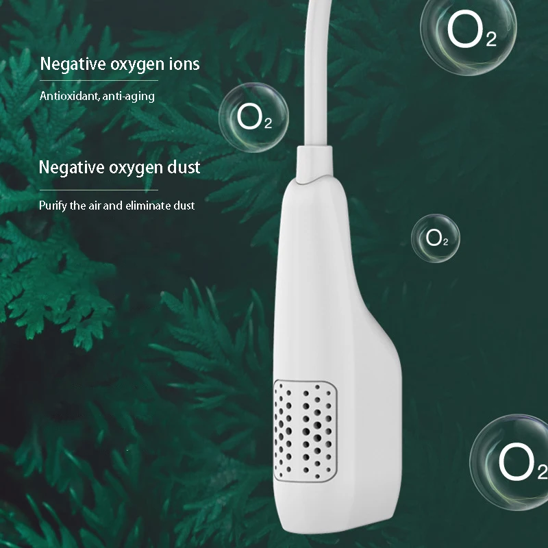 Мини очиститель воздуха портативный подвесной шейный генератор отрицательных