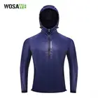 Мужская велосипедная куртка WOSAWE, ветровка, водонепроницаемая велосипедная одежда, легкий светоотражающий дождевик с капюшоном, спортивная куртка для горных велосипедов