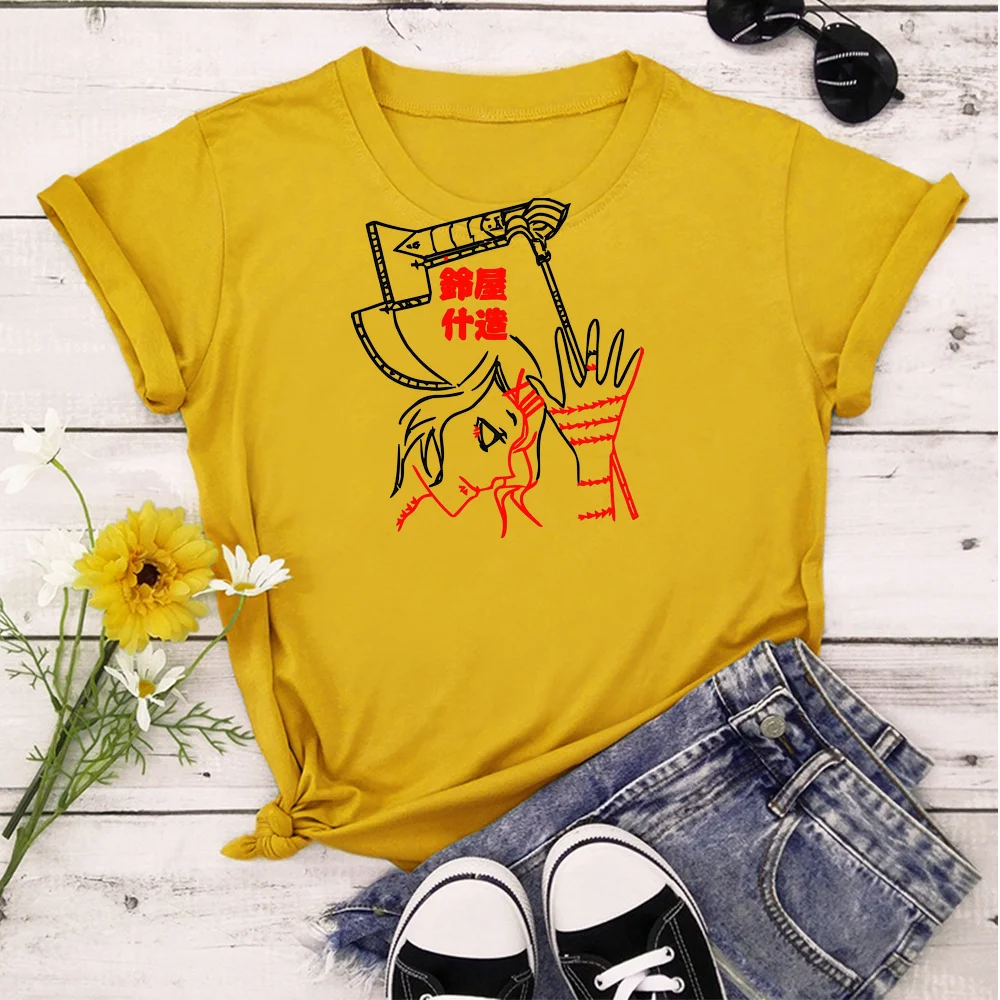 

Cartoon T shirt Round Neck T shirt Tshirt For Women Tees 0684