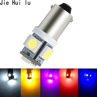 t4w ba9s 5 smd 5050 car led interior lamp side marker backup tail reading bulb door license plate light green red blue yellow