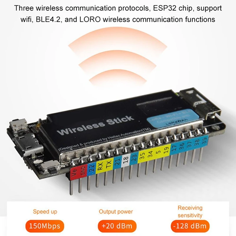 ESP32 LoRa Development Board Беспроводная палка SX1276 LoRaWAN протокол WIFI BLE oled-дисплей для |