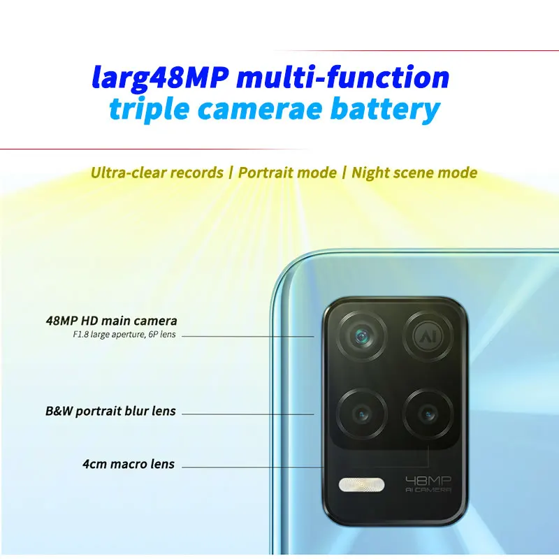 realme v13 5g mobile phone 6 5 inch mediatek 700 octa core 8gb ram 128gb rom 18w fast charge face unlock 5000mah free global shipping