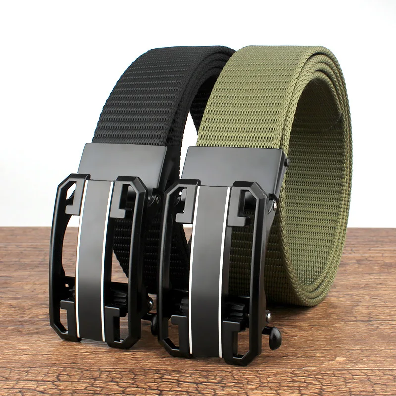 

Men Weave Canvas Mens Waist Belt Casual Jeans Belt Needle Buckle-Belt Male Tactical Belt High Quality Strap Homme Waist Belt