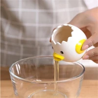 egg yolk separator filter creative cartoon chicken ceramic egg separator white egg separator baking utensils kitchen supplies