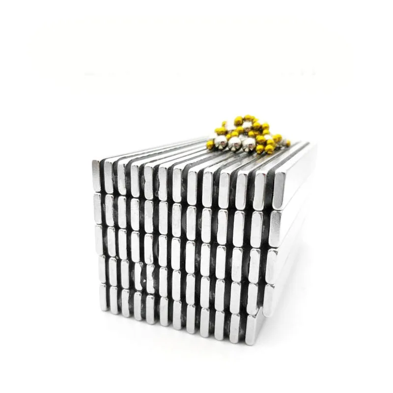 3/5/10pcs NdFeB magnet N35 Super Strong Block Cuboid Neodymium Magnets 100mm x 10mm 5mm Rare Earth 100*10*5mm | Обустройство дома