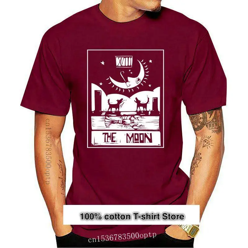 

Camiseta de Tarot PARA hombre y mujer, camisa TIDA de la Luna, paper de Tarot, newest DAD 2021