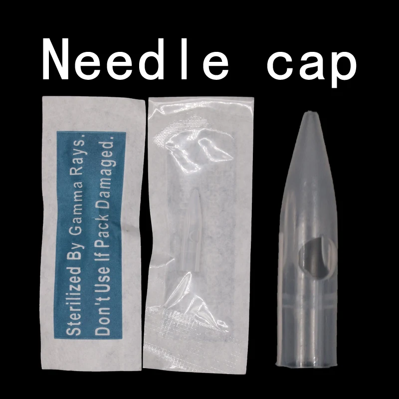 

1RL 100Pcs Newest Permanent Tattoo Caps Makeup Tattoo Needle Tips for BioTouch Drangon/Mosaic/Merlin Tattoo Eyebrow Lip Machine