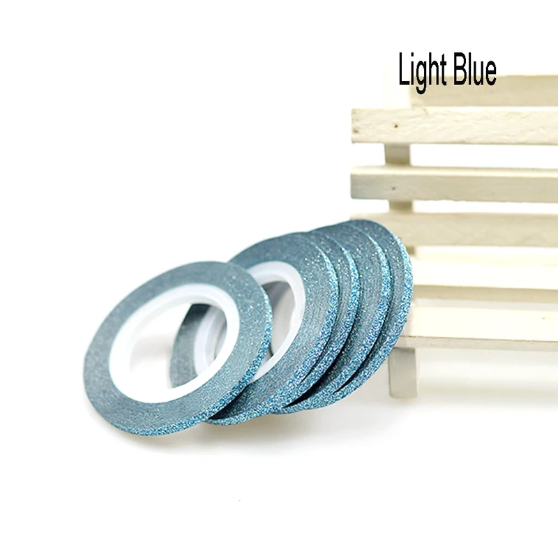 2 мм Лазерная Лента в полоску для нейл арта с блестящим порошком наклейки ногтей