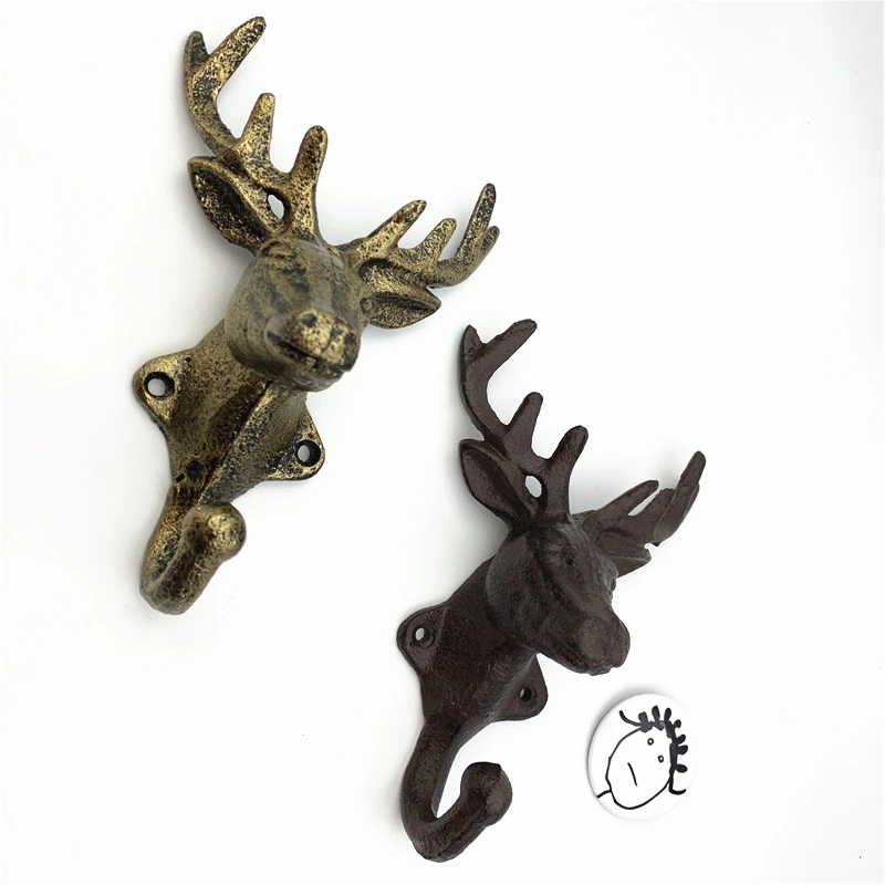 Винтажная ржавая Железная Ткань LCH крючок для шкафа фурнитура двери матовые