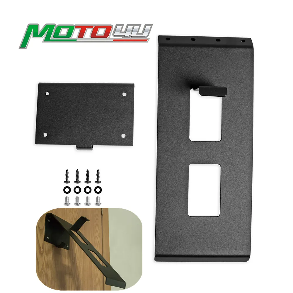 

Motorcycle Helmet Bracket Universal Wall Mount Motorcycle Helmet Holder Hook Jacket Bags Rack Hangers Double hook with bolt