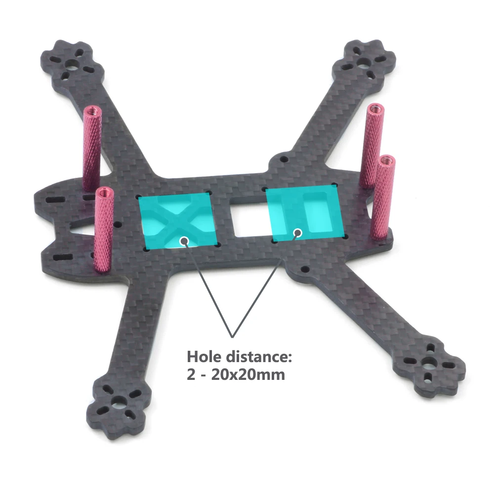 Квадрокоптер PHISITAL KUN HD3 3 дюйма 150 мм цифровая система FPV HD рама для свободного