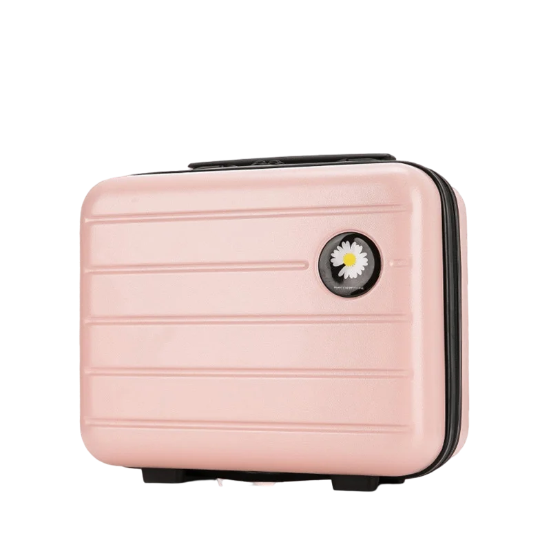 

RITRATTI 14 Inch Suitcase For Women Travelling Cute ABC+ PC Material 30*15*29cm Fashion Mini Luggage Portable Cosmetic Case