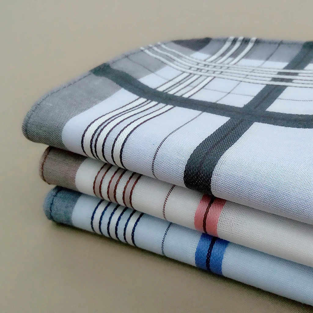 12 шт Мужские цветные полоски хлопковые карманные квадратные носовые платки от AliExpress WW