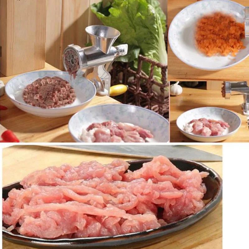 

Manual Meat Grinder & Sausage Stuffer Meat Grinder Mincer Pasta Maker Crank HFD889