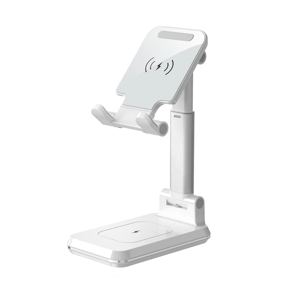 2 в 1 сотовый телефон стенд Беспроводной Зарядное устройство Портативный