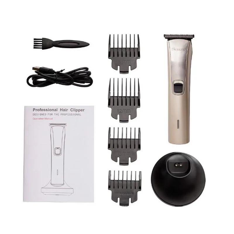 Машинка для стрижки волос surker M1 Электрическая аккумуляторная с USB
