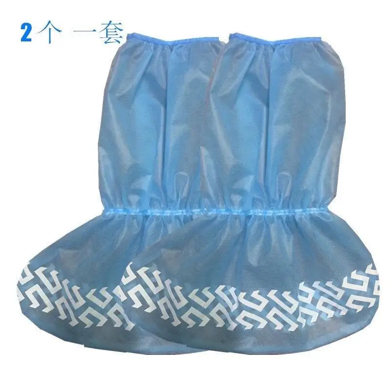 

Printing Disposable Non-Woven Breathable Non-Slip Overshoes Thicken Dustproof Elasticity Boot Shoe Covers for Indoor,Household