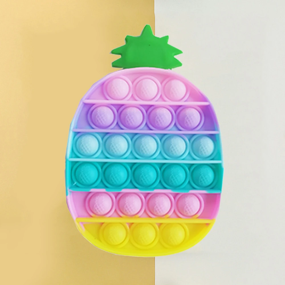 

Pineapple Rainbow Pops Bubbles Fidget Toy Its AntiStress Relief Toy For Children Adults Desk Sensory Autism Adhd Depression