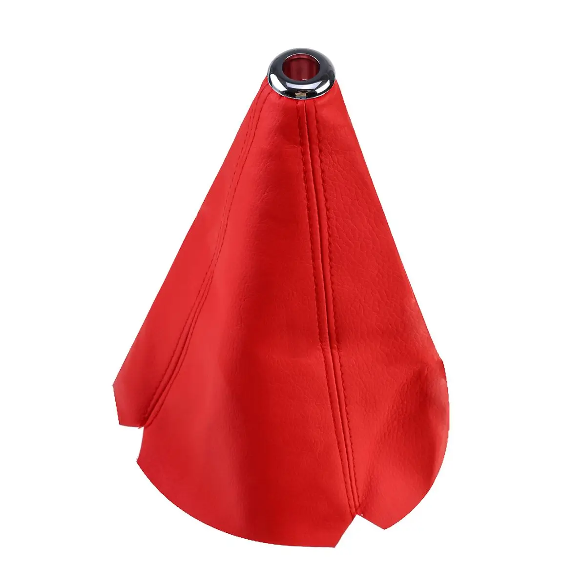 PU Leather Red Универсальный из искусственной кожи/фланелевые воротники переключения передач автомобиля Hyper тканевая рукоятка для рычага переключения передач - Название цвета: PU Leather Red