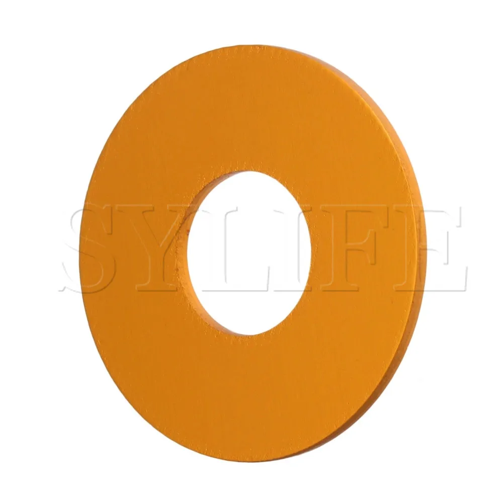 Золотой алюминиевый сплав круглая электрическая гитара тумблер кольцо пластина