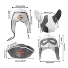 Темно-серая стандартная шапка с защитой от нагрева, русская баня, защита головы для дома в ванной, аксессуары для сауны в русском стиле