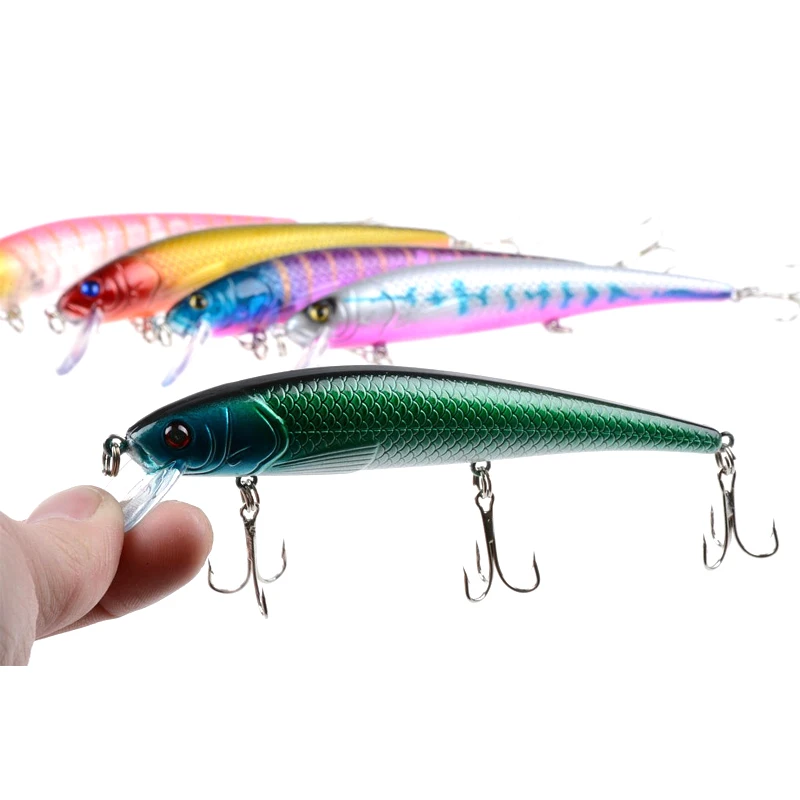 Тонущие рыболовные приманки в форме гольяна со стальным шариком 12 5 см 17 г